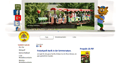 Desktop Screenshot of freizeitpark-hardt.de